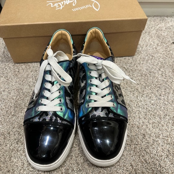 Like New CHRISTIAN LOUBOUTIN Vieira Orlato Red Sole Sneakers - Picture 2 of 9